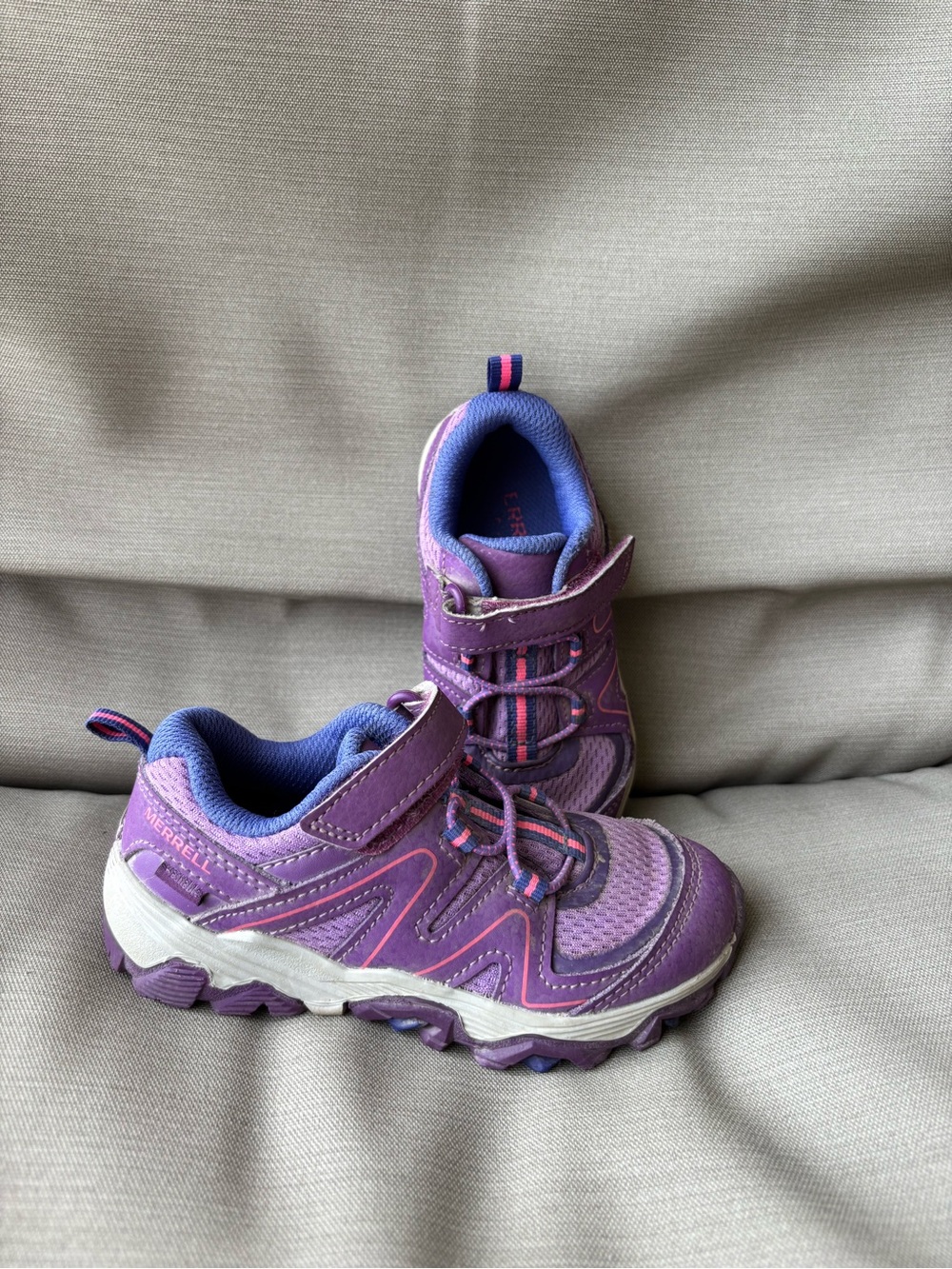 Merrell Kids Purple and Pink Lace-Up Sneakers